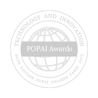 아로프로모는 POPAI상을 수상하였습니다. 