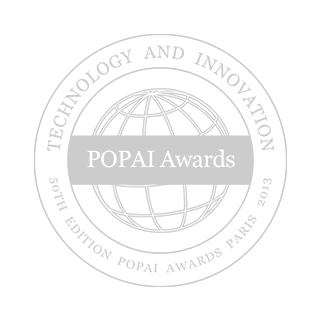 아로프로모는 POPAI상을 수상하였습니다.